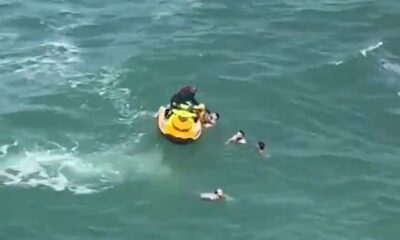 Şile’de boğulma tehlikesi geçiren 5 kişiyi itfaiye kurtardı