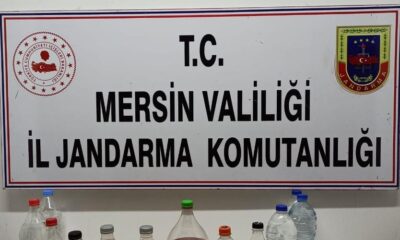 Silifke’de 18 litre etil alkol ele geçirildi