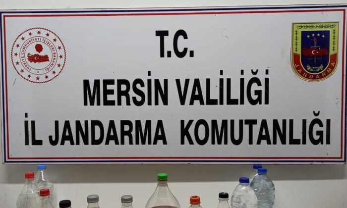 Silifke’de 18 litre etil alkol ele geçirildi