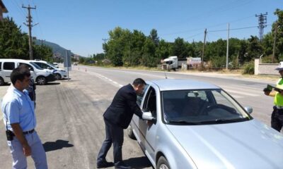 Simav’da 53 araç trafikten men edildi