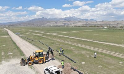 Sindelhöyük Mahallesindeki içme su hattı yenilendi