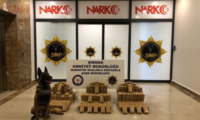 Şırnak’ta 209 kilogram eroin ele geçirildi