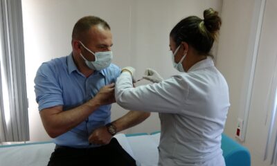 Sivas OSB’de aşılama başladı