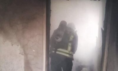 Söke’de ev yangını