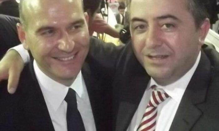 Soylu’ya Türkeli’den destek pankartı