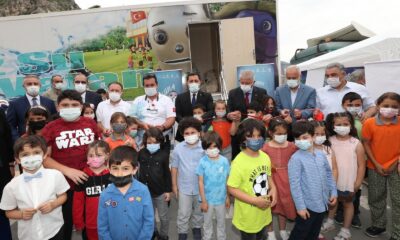 Su elçileri mobil eğitim tırı Amasya’da