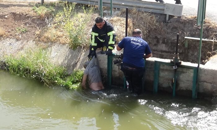Sulama kanalında erkek cesedi bulundu