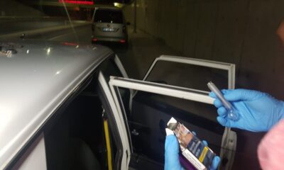 Şüpheli otomobilden uyuşturucu ele geçirildi