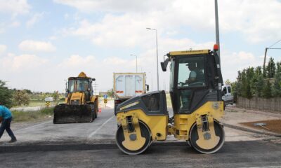 Talas’ta asfalt çalışmaları devam ediyor