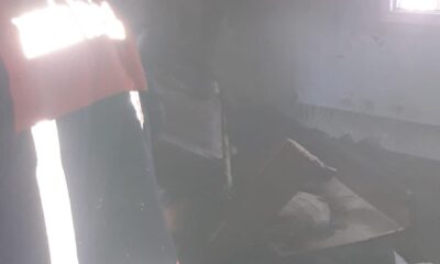 Tarsus’ta çıkan yangında ev kullanılamaz hale geldi