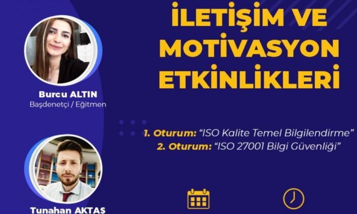 Tavşanlı MYO’da ISO Kalite ve Bilgi Güvenliği eğitimi