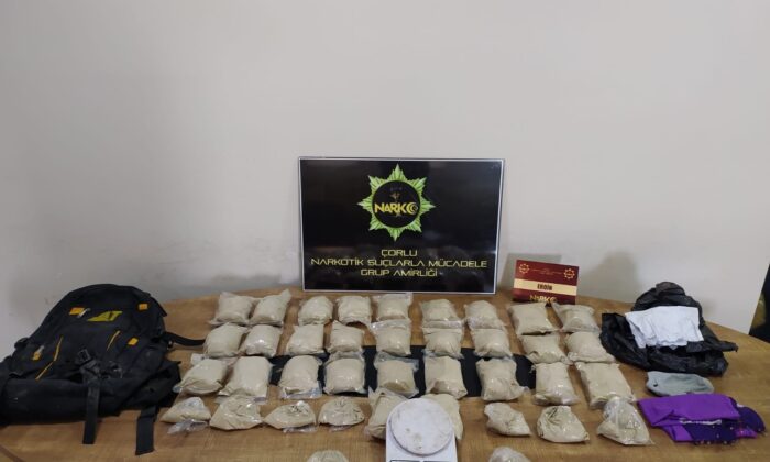 Tekirdağ’da 10 kilo 700 gram eroin ele geçirildi