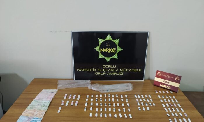 Tekirdağ’da eroin operasyonu: 4 gözaltı