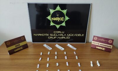 Tekirdağ’da uyuşturucu operasyonu 3 gözaltı