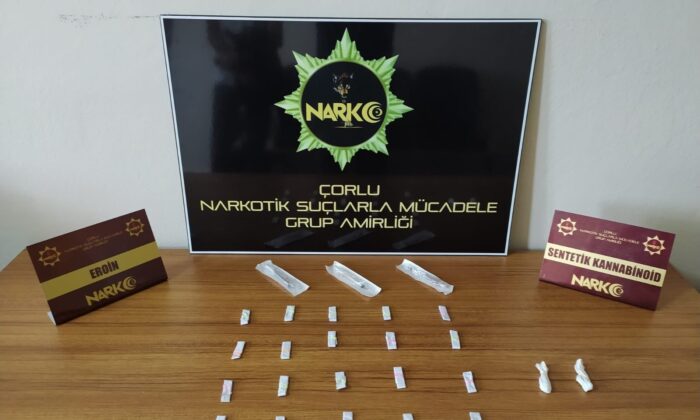 Tekirdağ’da uyuşturucu operasyonu 3 gözaltı