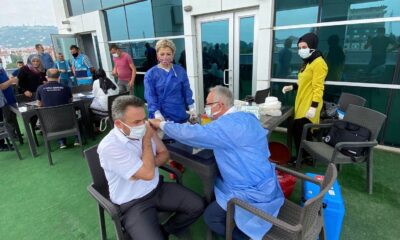 Tekkeköy Belediyesinde aşı seferberliği