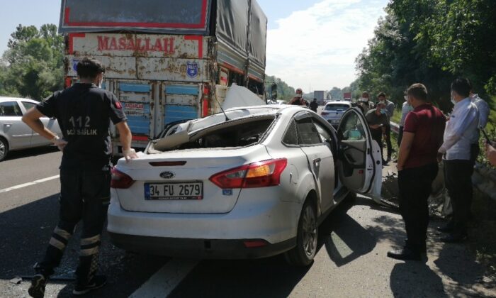 TEM Otoyolu’nda iki ayrı kazada 2 kişi öldü