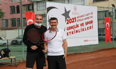 Tenis Turnuvası Vali Arslantaş’ın açılış maçıyla başladı