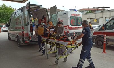 Tır ile otomobil çarpıştı, 2 kişi yaralandı: Kaza anı kamerada