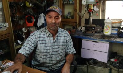 Tırnakçılık yapan hırsız güvenlik kamerasına yansıdı