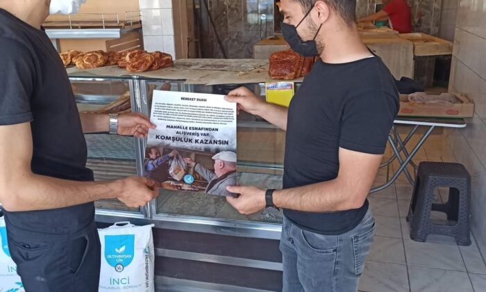 Tomarza Ülkü Ocakları esnafı ziyaret etti