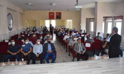 Tomarza’da Haziran ayı muhtarlar toplantısı yapıldı