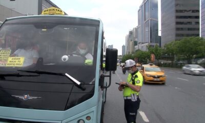 Toplu taşıma araçlarında korona virüs denetimi