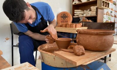 Topraktan ürettiği gramofon Sındırgı’nın kültürü ile buluşuyor