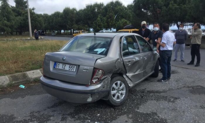 Trabzon’da trafik kazası: 3 yaralı