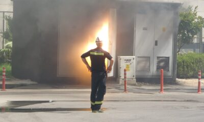 Trafo yangını korkuttu