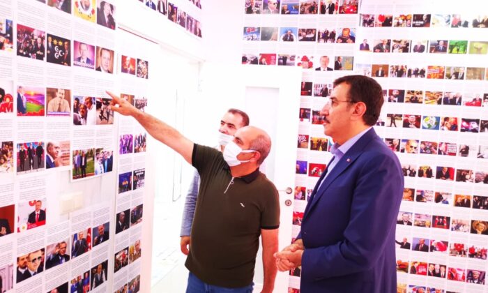 Tüfenkci, vatan ve Cumhurbaşkanı sevgisiyle 2 bin 23 sayfa şiir yazan başyiğit’i ziyaret etti