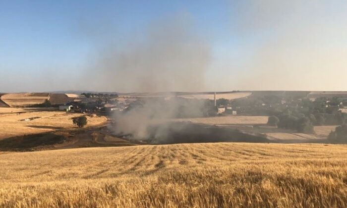 Tunceli’de 15 dönüm ekili alan yandı