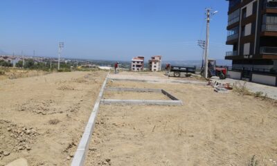 Turgutlu Belediyesi ilçeye yeni bir yeşil alan daha kazandırıyor