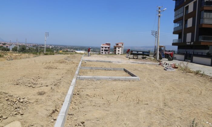 Turgutlu Belediyesi ilçeye yeni bir yeşil alan daha kazandırıyor