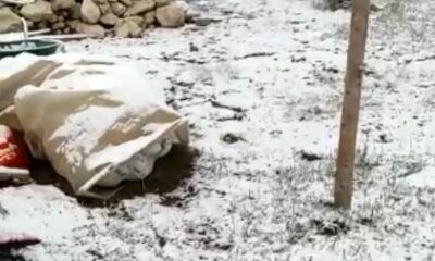 Turizm merkezi Kaş’ta yağan kar şaşkınlığı