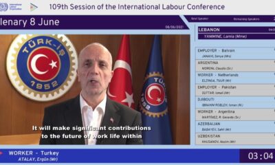 Türk-İş Genel Başkanı Atalay, ILO Konferansı’na katıldı