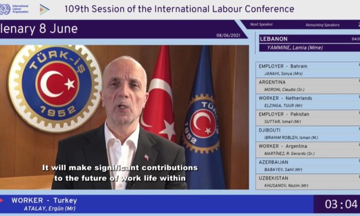 Türk-İş Genel Başkanı Atalay, ILO Konferansı’na katıldı