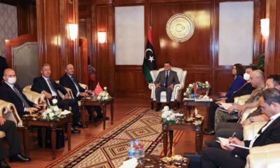 Türk üst düzey heyeti, Libya Başbakanı Dibeybe ile görüştü