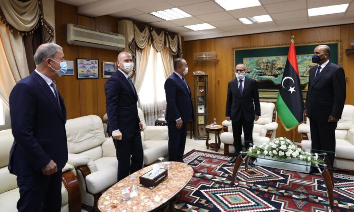 Türk üst düzey heyeti, Libya Başkanlık Konseyi üyeleri ile görüştü