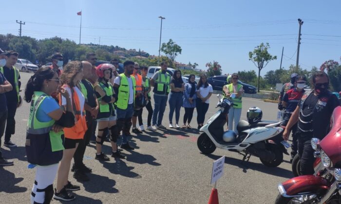 Türkiye’de ilk “Motosiklet Güvenli Sürüş Eğitimi” projesi Alanya’da başladı