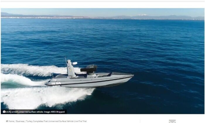 Türkiye’nin ilk muharip insansız deniz aracı ABD basınında