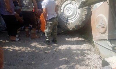 Uçurumdan kaçtı, traktörün altında kalmaktan kaçamadı