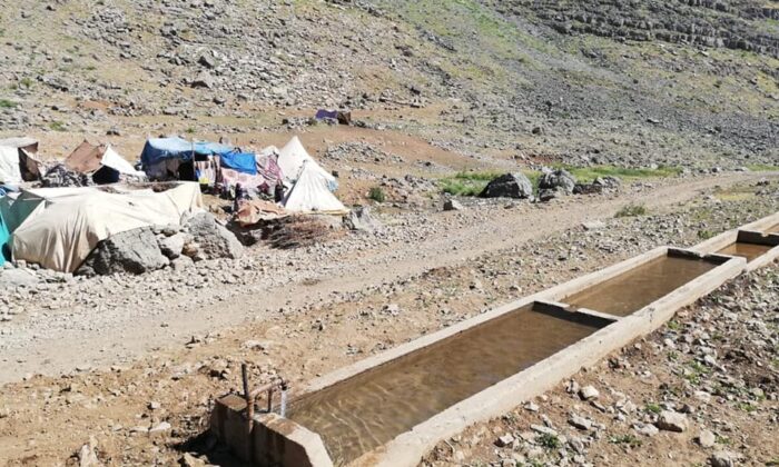 Uludere Belediyesinden yaylalardaki göçerler için temiz su hizmeti