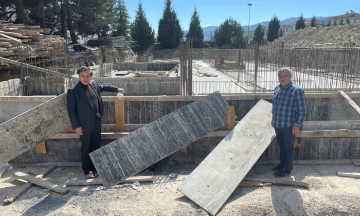 Ünal ve Güneş Safranbolu ASM inşaatını yerinde inceledi