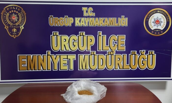 Ürgüp’te 51 gram bonzai ele geçirildi