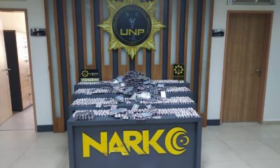 Uşak’ta 16 bin adet uyuşturucu hap ele geçirildi