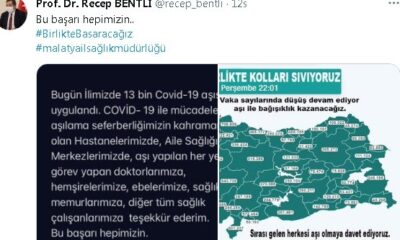 Vaka sayısı en çok azalan illerden biri olan Malatya’da aşı daveti