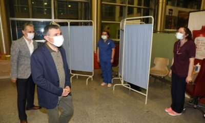 Vali Atay aşı çalışmalarını yerinde inceledi