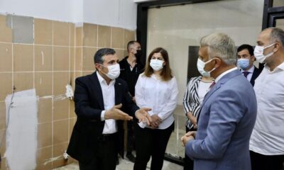 Vali Atay Özel İdarede incelemelerde bulundu