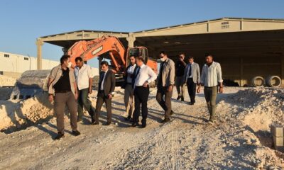 Vali Erin OSB’de inşaatları devam edem fabrikaları inceledi